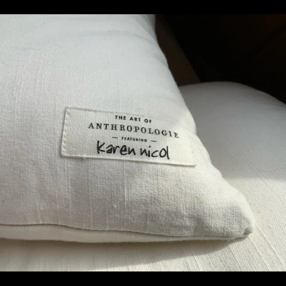 Anthropologie Bunny Accent Pillow
